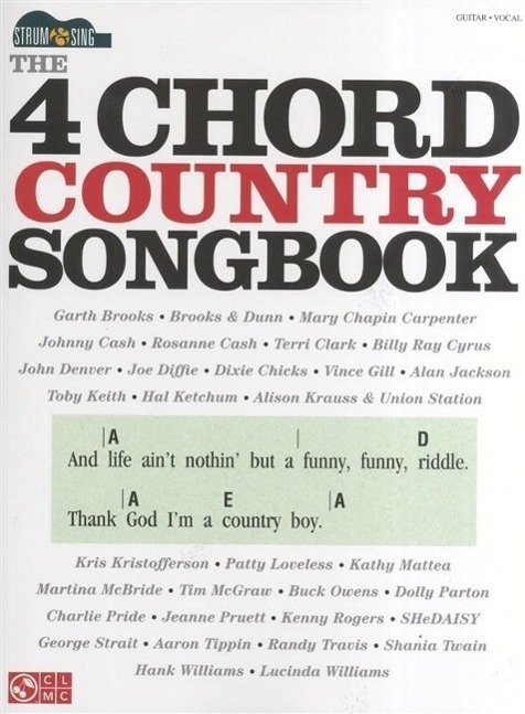 Cover: 9781480312586 | The 4-Chord Country Songbook | Taschenbuch | Englisch | 2013
