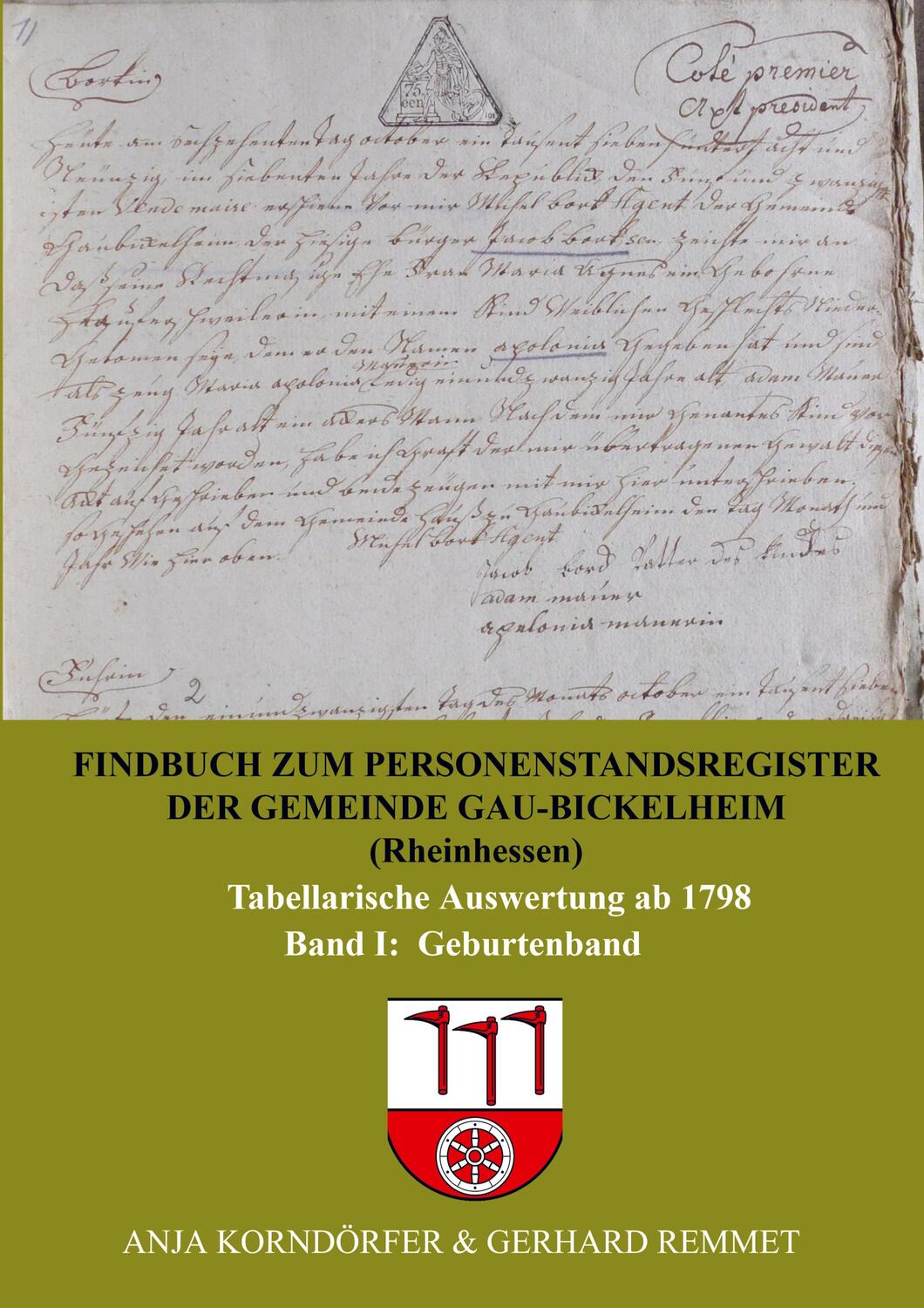Cover: 9789403730677 | Findbuch zum Personenstandsregister der Gemeinde...