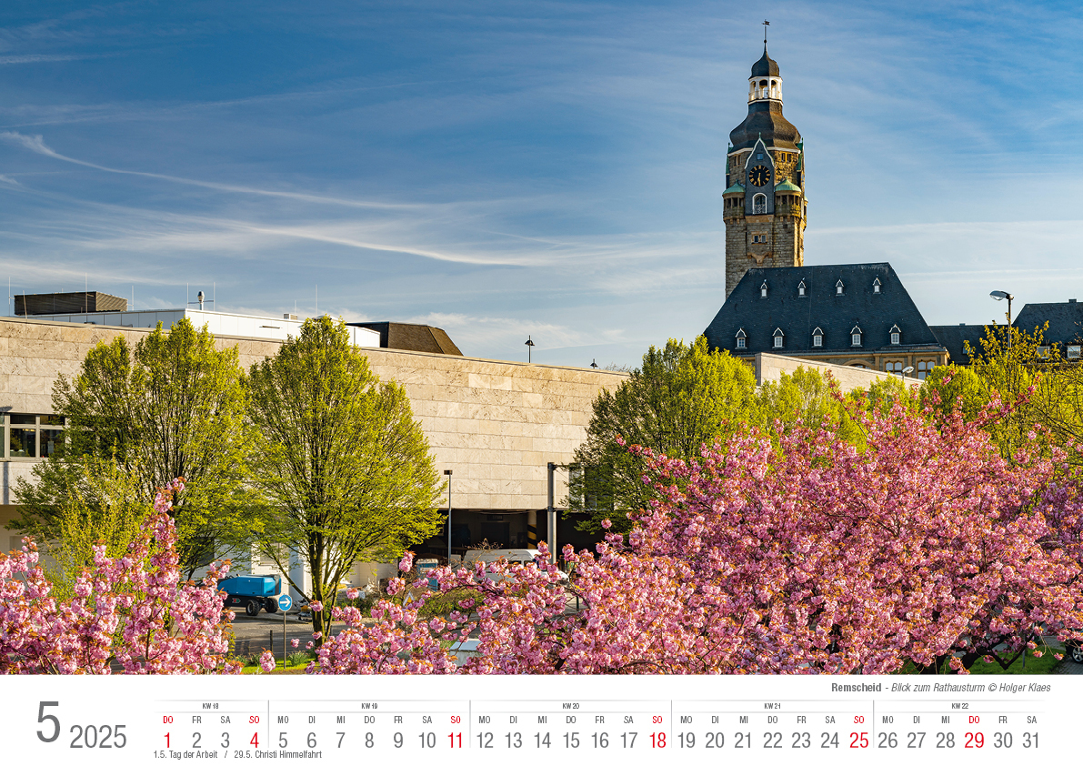 Bild: 9783965352254 | Remscheid 2025 Bildkalender A3 Spiralbindung | Holger Klaes | Kalender