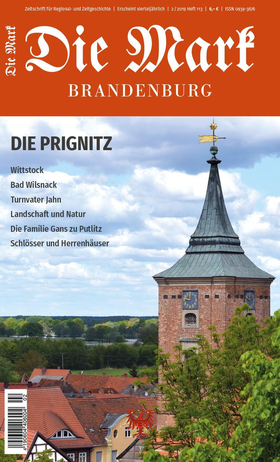 Cover: 9783910134881 | Die Prignitz | Uwe Czubatynski (u. a.) | Broschüre | Deutsch | 2019
