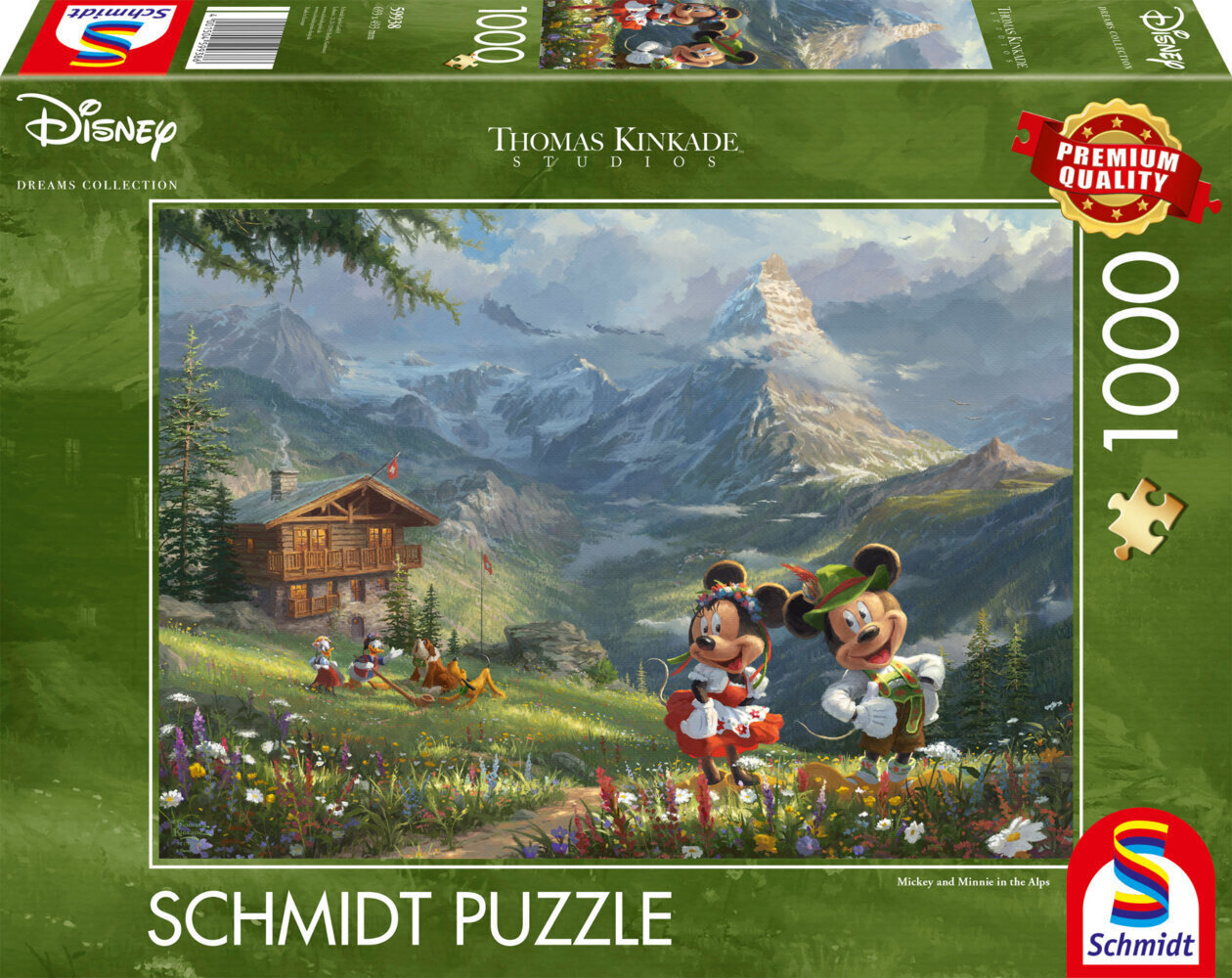 Cover: 4001504599386 | Disney, Mickey & Minnie in den Alpen (Puzzle) | Spiel | In Spielebox