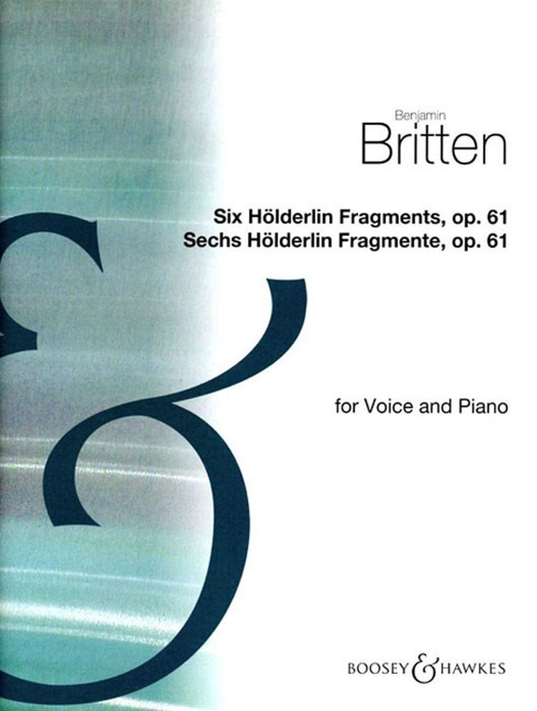 Cover: 9790060015212 | 6 Holderlin Fragments | Benjamin Britten | Buch | Boosey and Hawkes