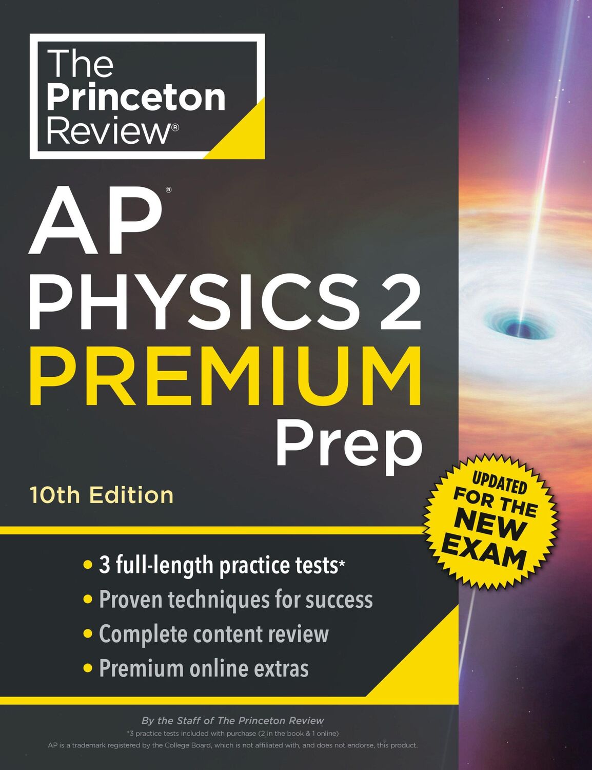 Cover: 9780593517956 | Princeton Review AP Physics 2 Premium Prep, 10th Edition | Review