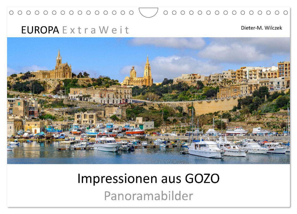 Cover: 9783435093809 | Impressionen aus GOZO - Panoramabilder (Wandkalender 2025 DIN A4...