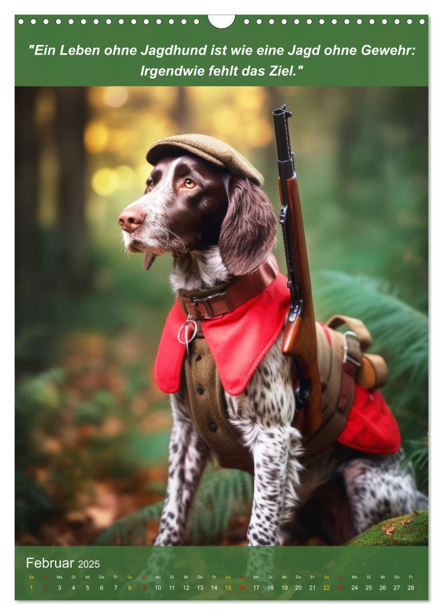 Bild: 9783435979424 | Lustige Jagdhunde mit Jägerlatein (Wandkalender 2025 DIN A3 hoch),...