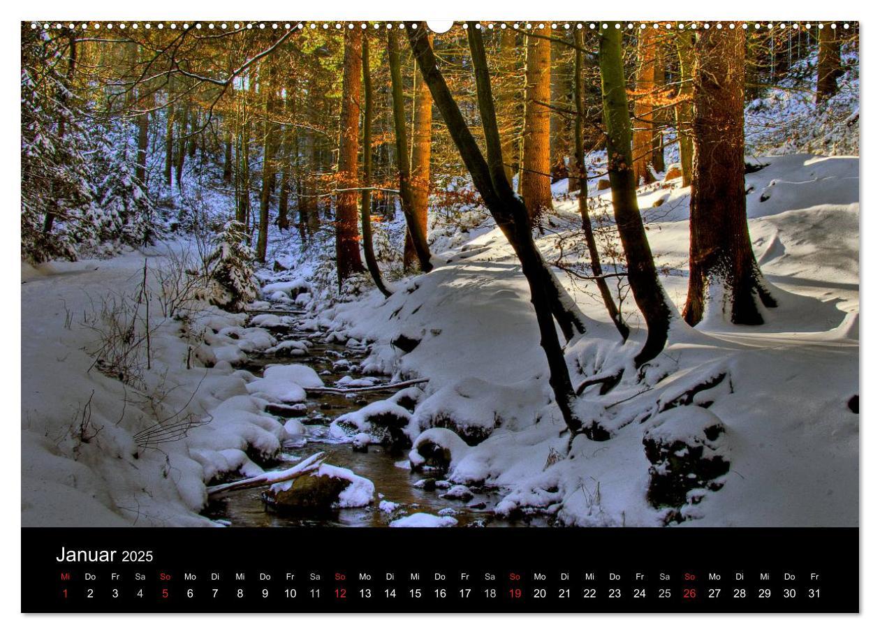 Bild: 9783435815920 | Naturpark Teutoburger Wald - Silberbach (Wandkalender 2025 DIN A2...