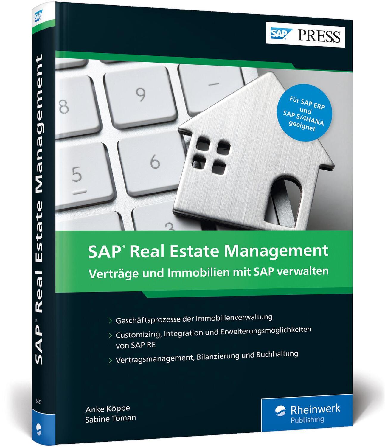 Cover: 9783836264679 | SAP Real Estate Management | Anke Köppe (u. a.) | Buch | SAP Press
