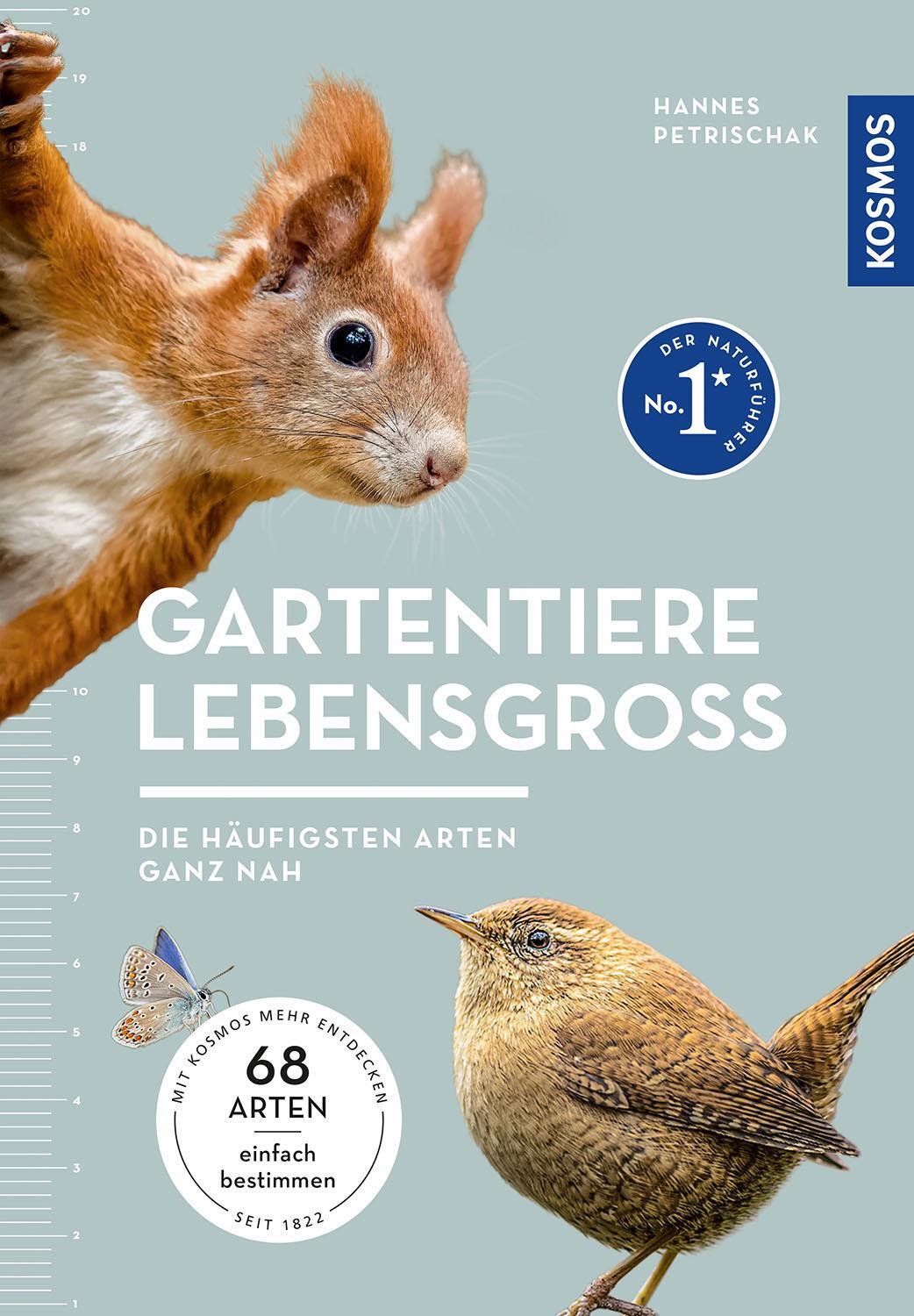 Cover: 9783440177761 | Gartentiere lebensgroß | Hannes Petrischak | Taschenbuch | 112 S.