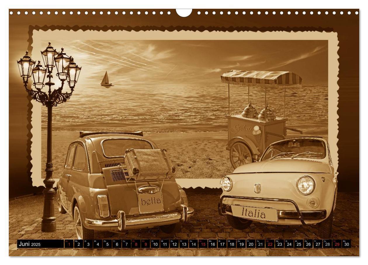 Bild: 9783435680474 | Nostalgie in Sepia (Wandkalender 2025 DIN A3 quer), CALVENDO...