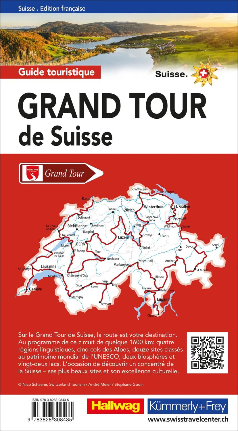 Rückseite: 9783828308435 | Grand Tour de Suisse Touring Guide Französisch | Baumgartner (u. a.)