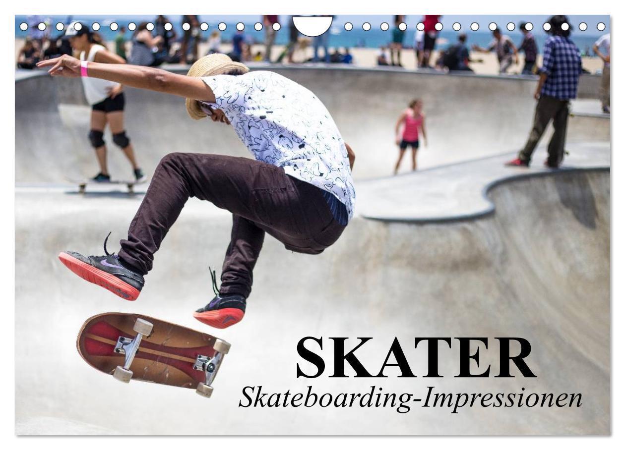 Cover: 9783675583924 | Skater. Skateboarding-Impressionen (Wandkalender 2024 DIN A4 quer),...