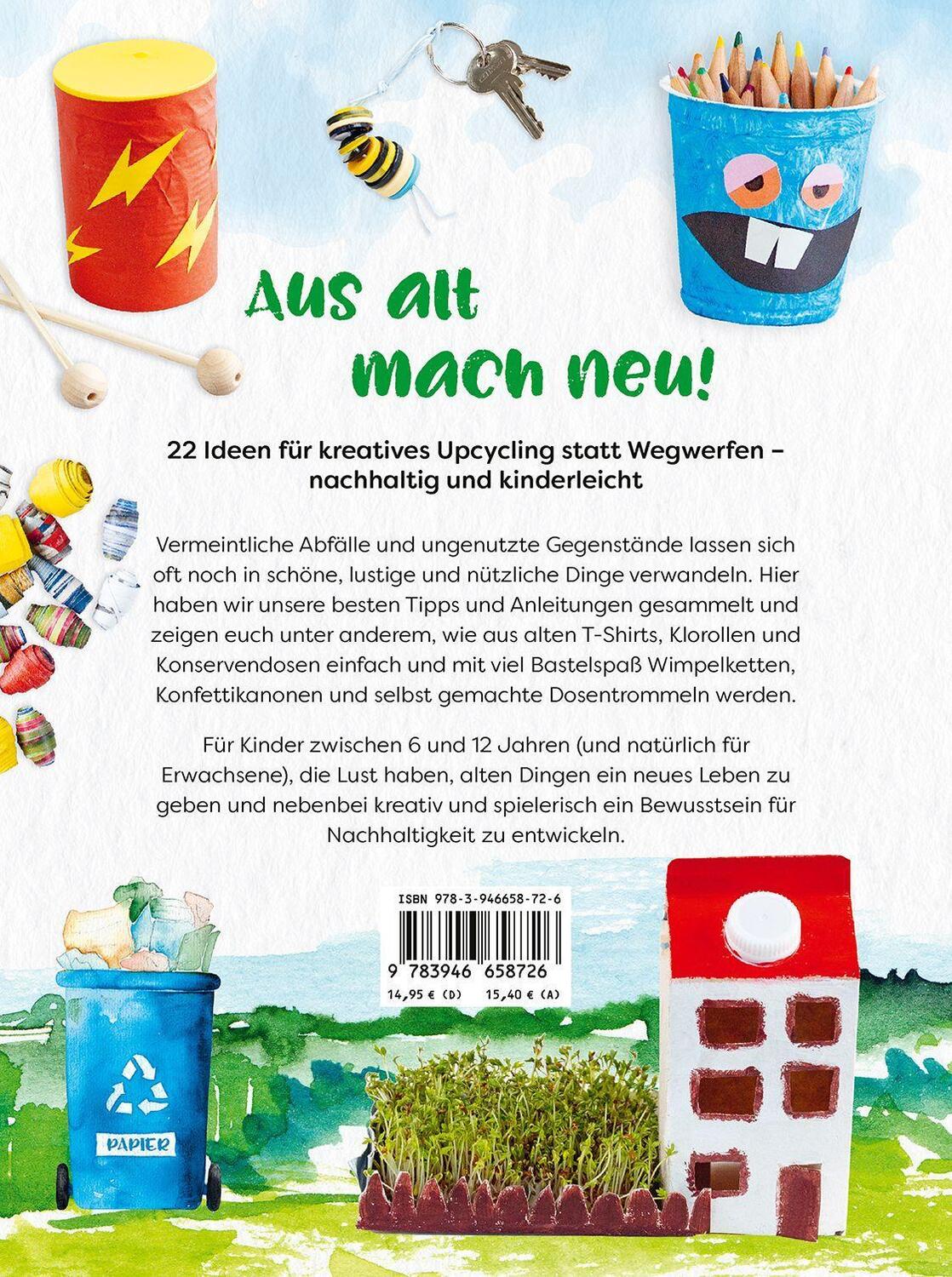 Bild: 9783946658726 | Eco Kids | Kreative Upcycling-Ideen für Kinder | Buch | Deutsch | 2022