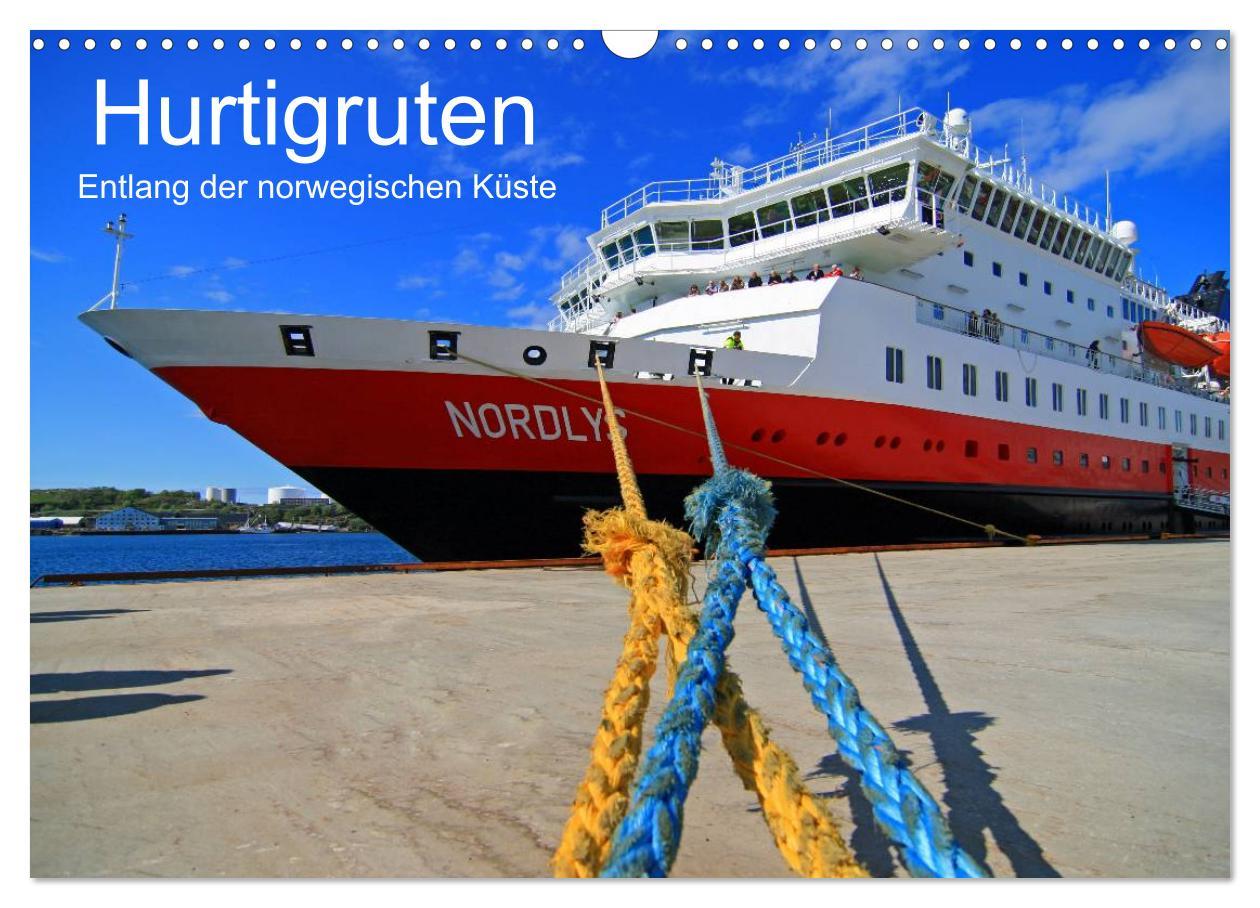 Cover: 9783435669202 | Hurtigruten - Entlang der norwegischen Küste (Wandkalender 2025 DIN...