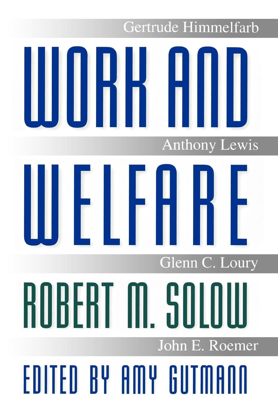 Cover: 9780691058832 | Work and Welfare | Robert M. Solow | Buch | Englisch | 1998