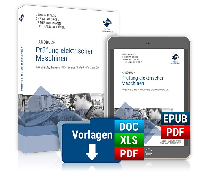 Cover: 9783963146626 | Handbuch Prüfung elektrischer Maschinen, m. 1 Beilage, m. 1 Buch,...