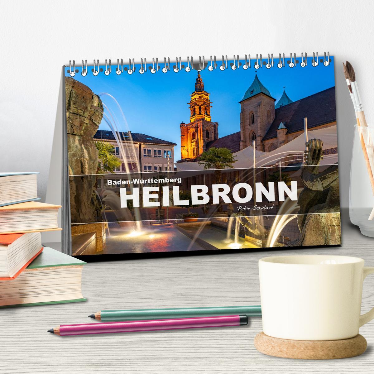 Bild: 9783457203767 | Baden-Württemberg - Heilbronn (Tischkalender 2025 DIN A5 quer),...