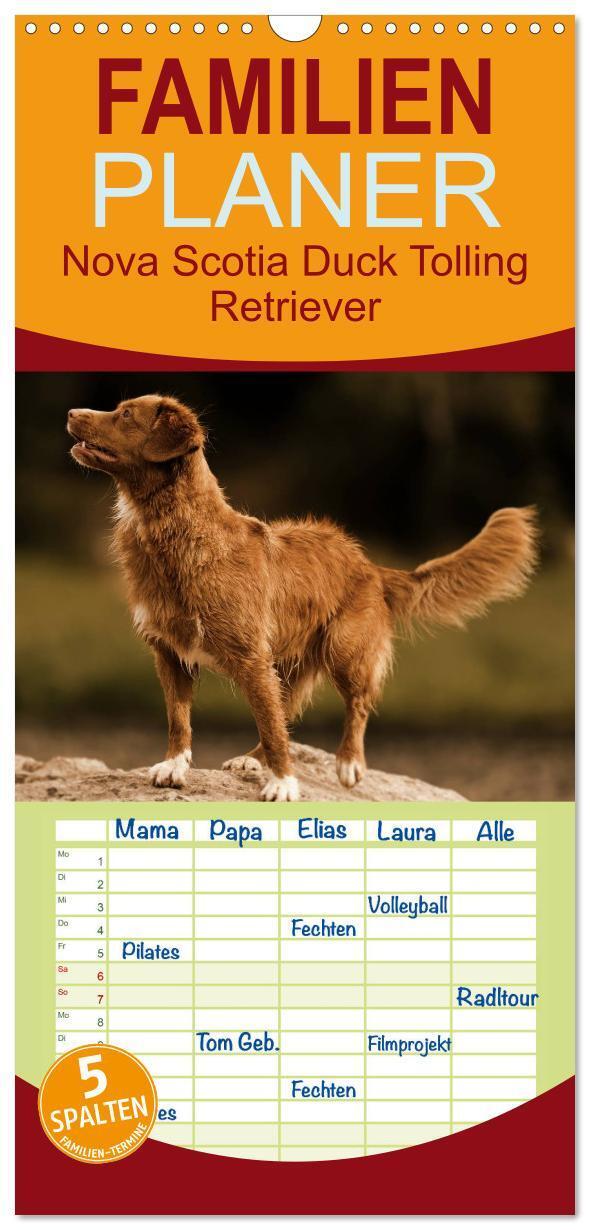 Cover: 9783457115732 | Familienplaner 2025 - Nova Scotia Duck Tolling Retriever mit 5...