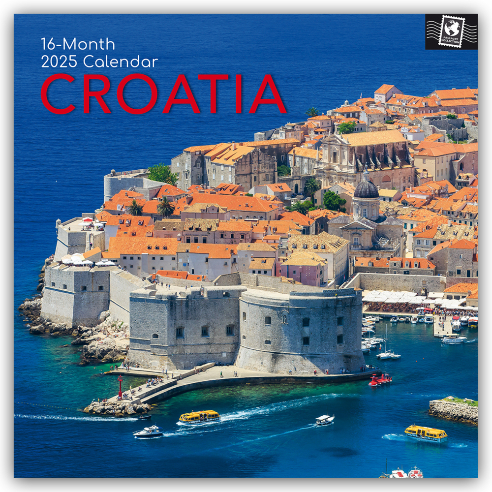 Cover: 9781835360057 | Croatia - Kroatien 2025 - 16-Monatskalender | Ltd | Kalender | 14 S.