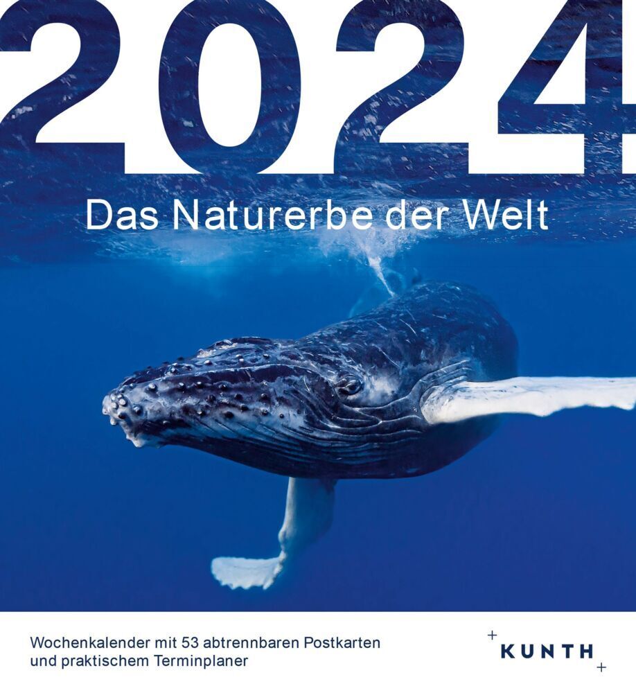 Cover: 9783965912991 | Das Naturerbe der Welt - KUNTH Postkartenkalender 2024 | Kalender