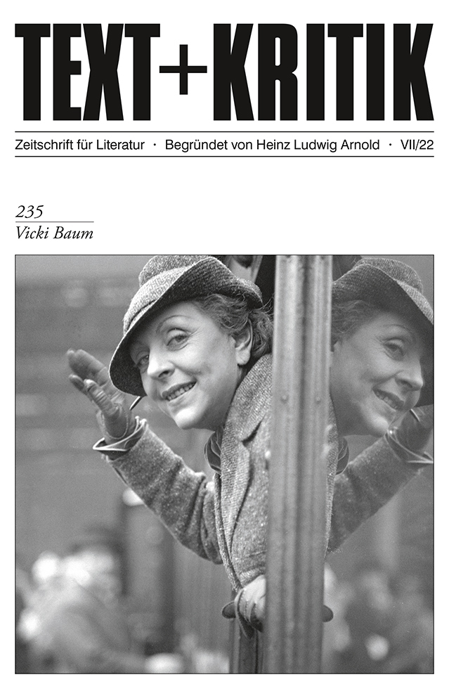 Cover: 9783967076943 | Vicki Baum | Claudia Stockinger (u. a.) | Taschenbuch | 96 S. | 2022