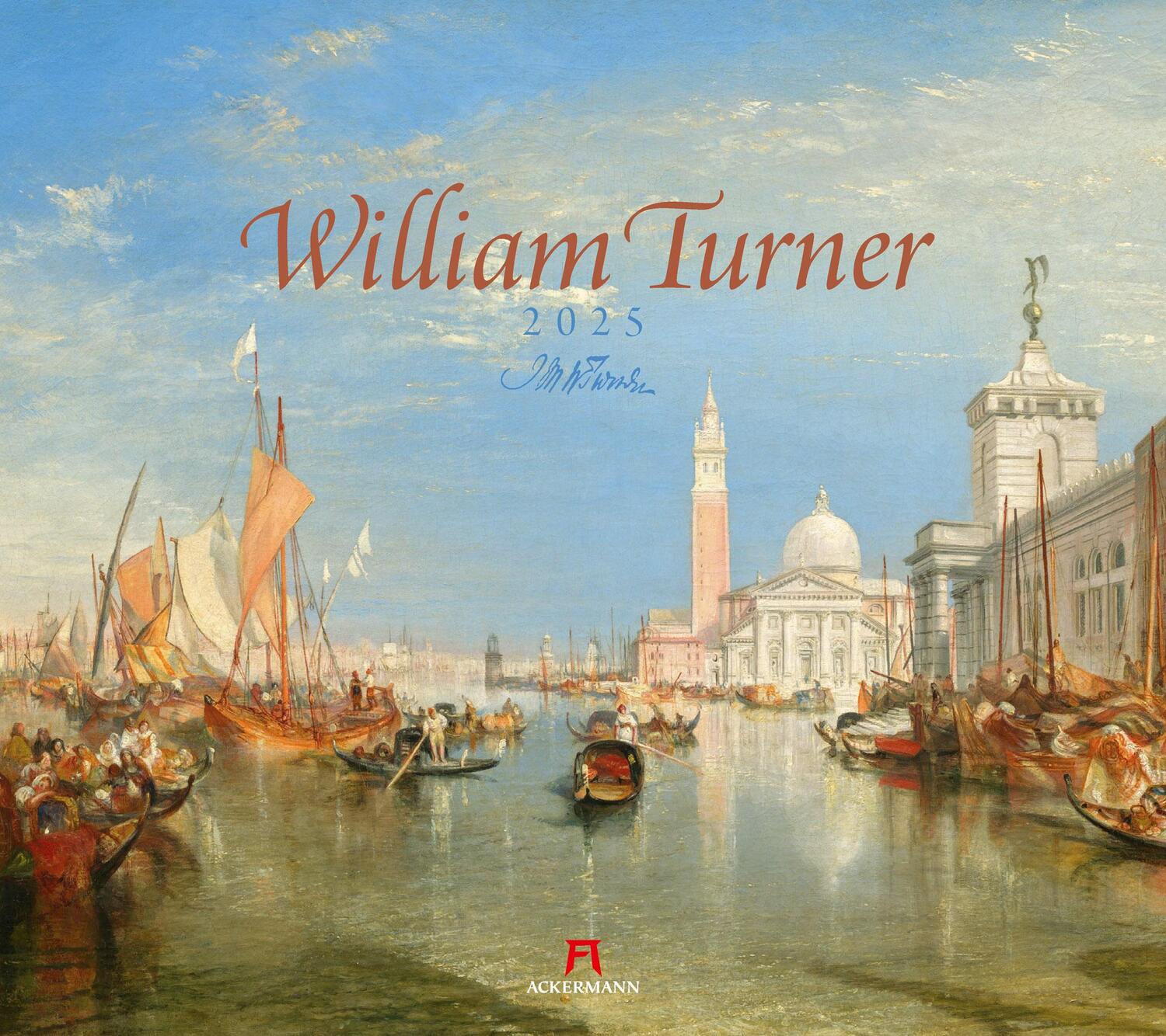 Cover: 9783838425658 | William Turner Kalender 2025 | William Turner (u. a.) | Kalender