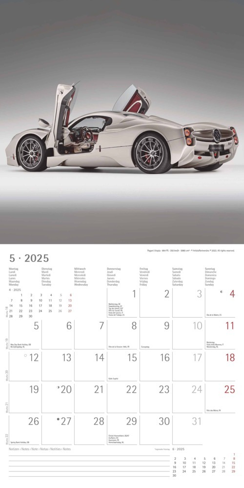 Bild: 4251732340957 | Alpha Edition - High Speed 2025 Broschürenkalender, 30x30cm,...