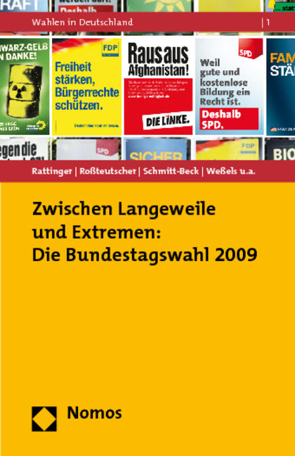 Cover: 9783832958893 | Zwischen Langeweile und Extremen: Die Bundestagswahl 2009 | Buch