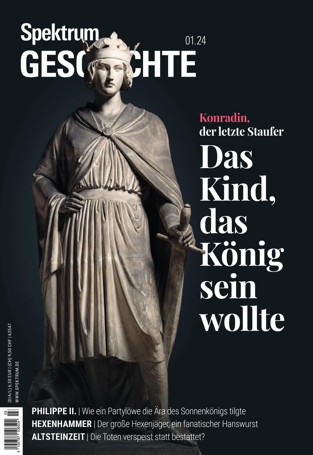 Cover: 9783958928336 | Spektrum Geschichte 1/2024 Konradin, der letzte Staufer | Wissenschaft