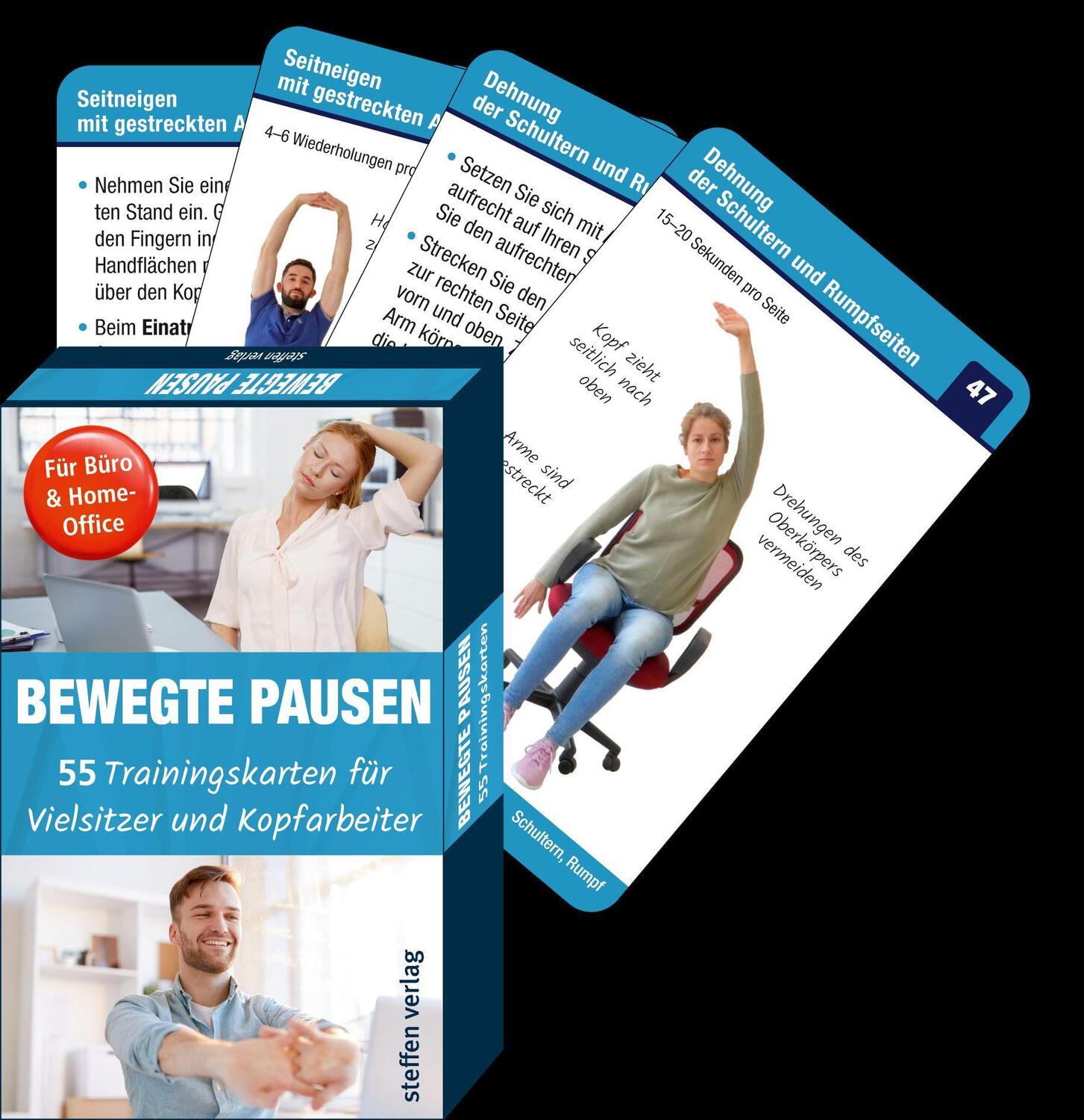 Cover: 9783957991157 | Trainingskarten: Bewegte Pausen für Büro & Home-Office | Thomschke