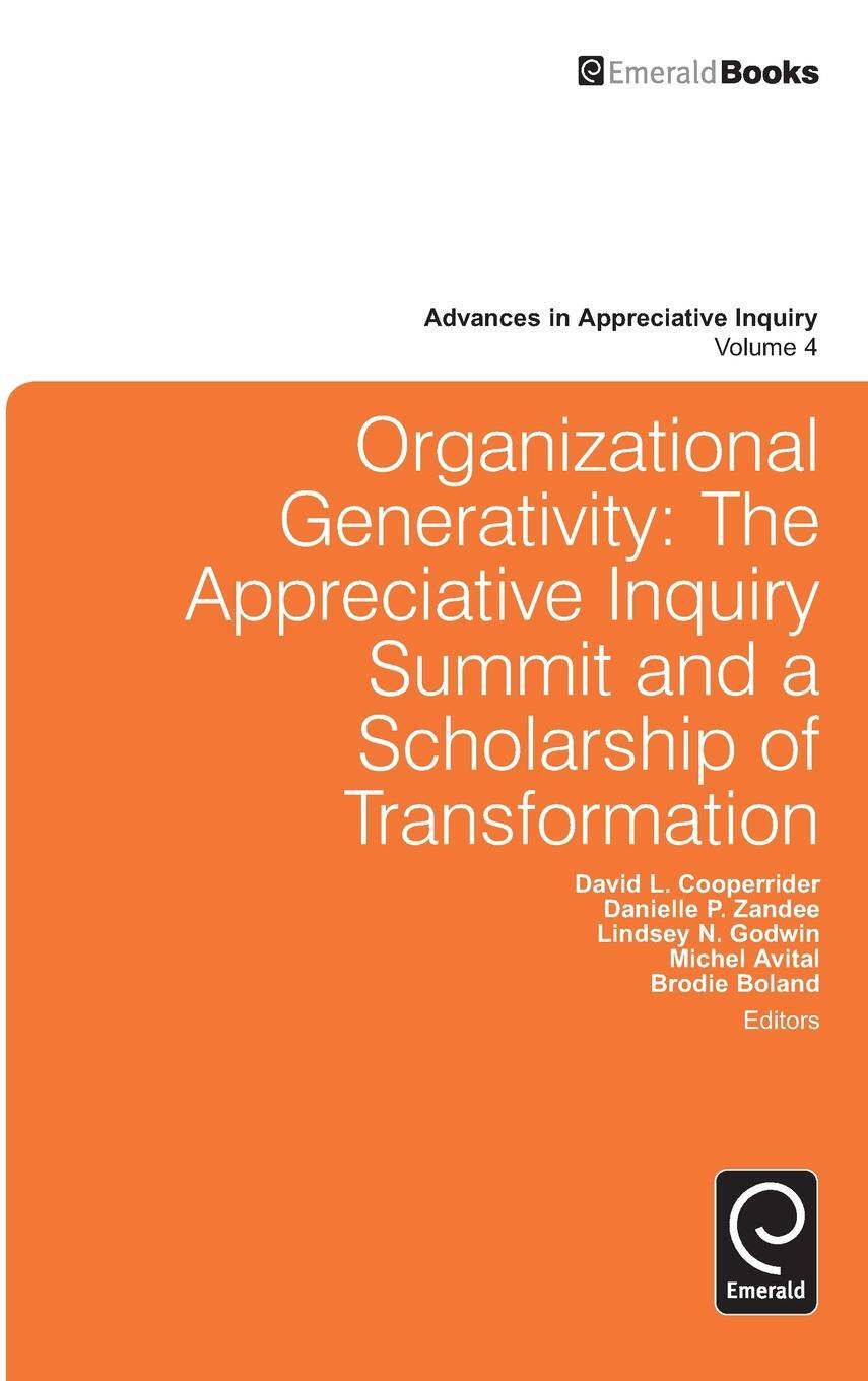 Cover: 9781848554887 | Organizational Generativity | Danielle P. Zandee | Buch | Englisch