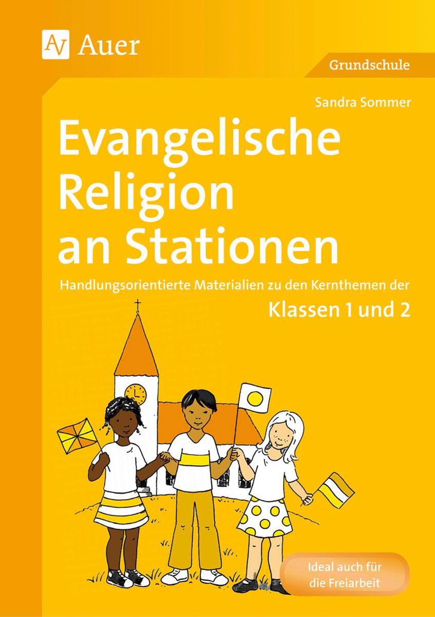 Cover: 9783403066675 | Evangelische Religion an Stationen | Sandra Kraus (u. a.) | Broschüre