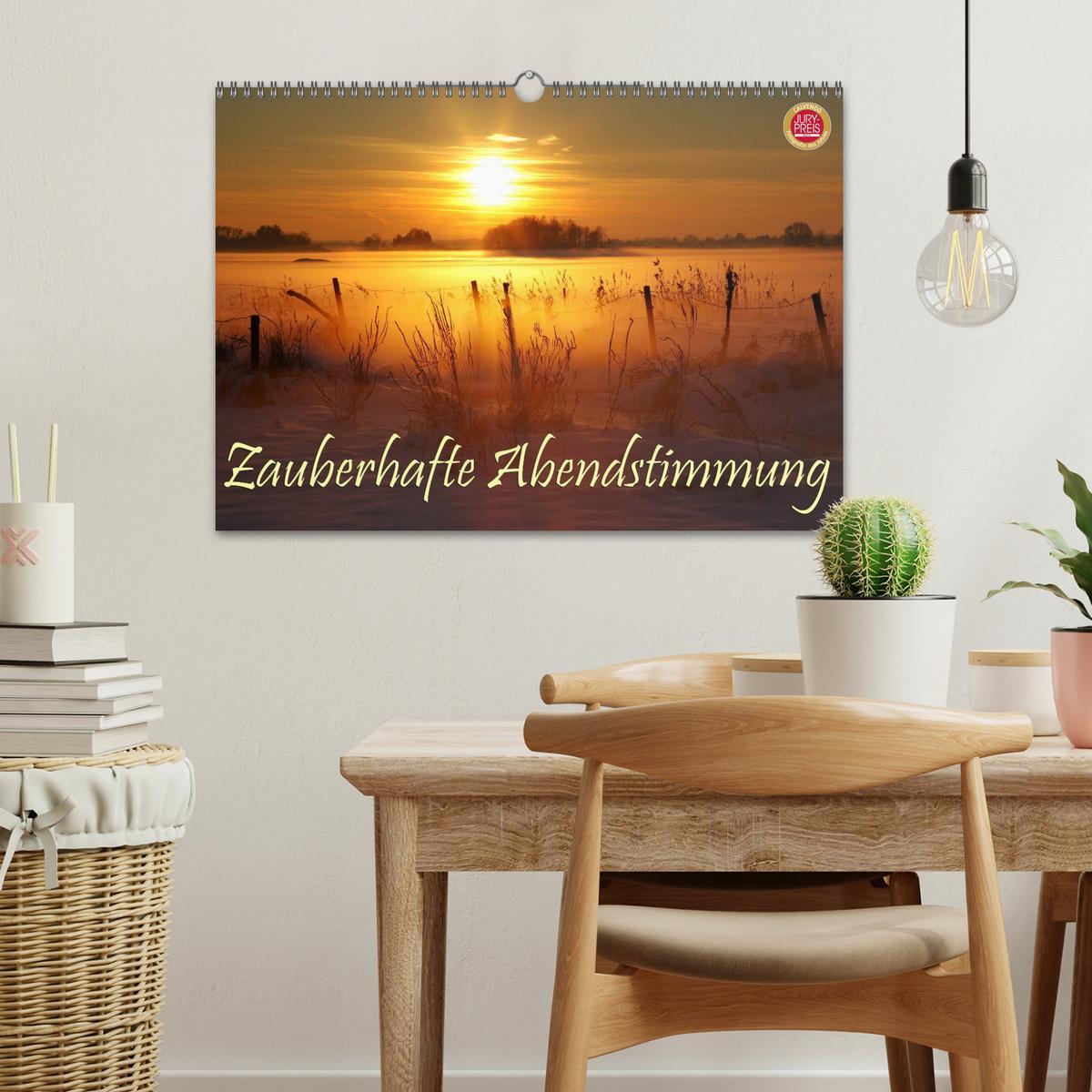 Bild: 9783435750511 | Zauberhafte Abendstimmung (Wandkalender 2025 DIN A3 quer), CALVENDO...