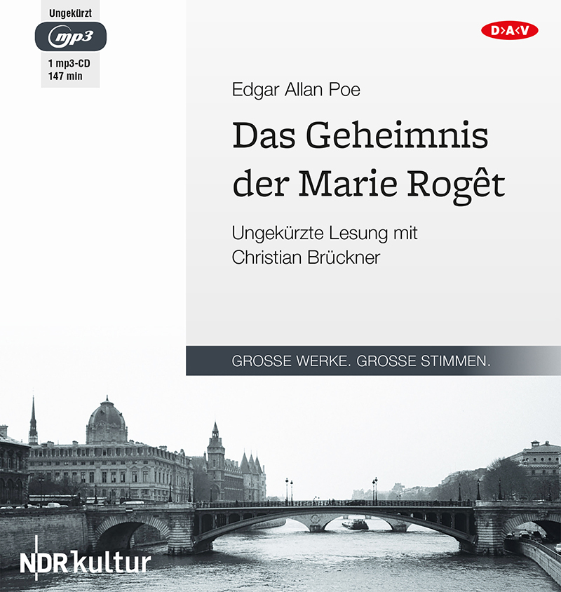 Cover: 9783862315710 | Das Geheimnis der Marie Roget, 1 Audio-CD, 1 MP3 | Ungekürzte Lesung