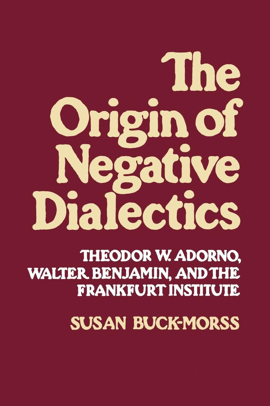 Cover: 9780029051504 | Origin of Negative Dialectics | Susan Buck-Morss | Taschenbuch | 1979