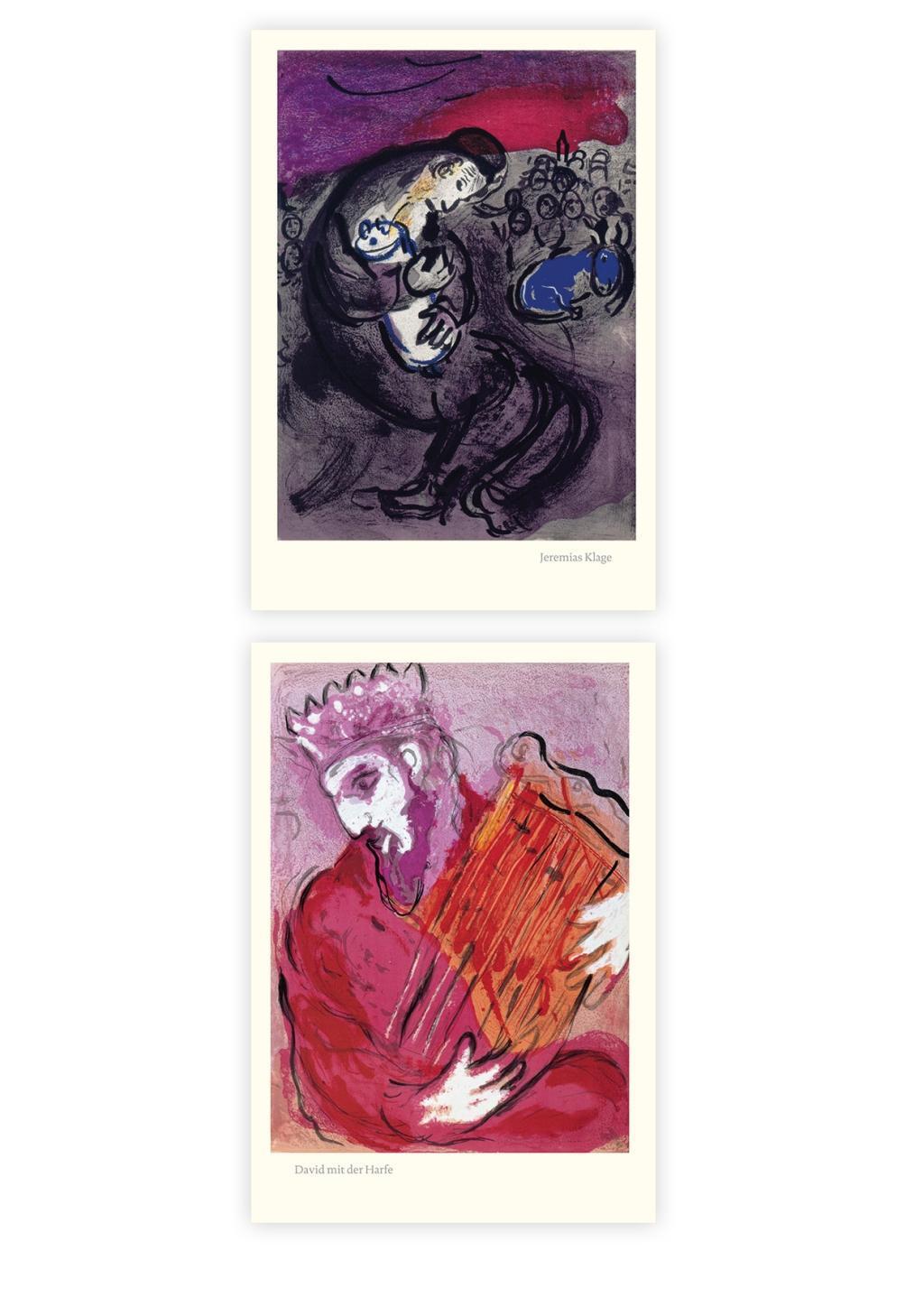 Bild: 9783460440845 | Die Psalmen im Großdruck | Mit Bildern von Marc Chagall | Buch | 2020