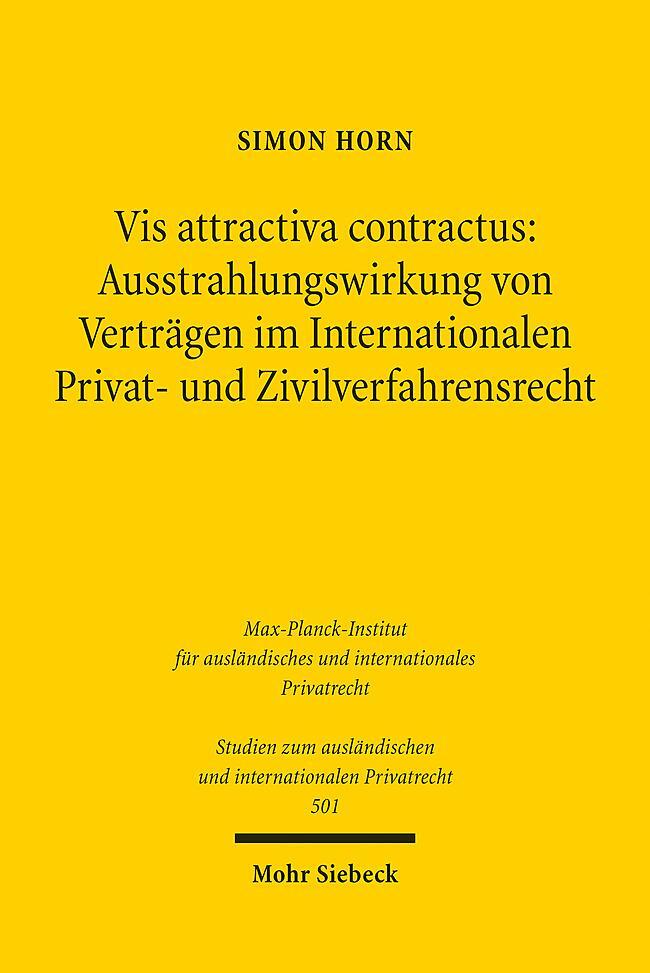 Cover: 9783161622069 | Vis attractiva contractus: Ausstrahlungswirkung von Verträgen im...