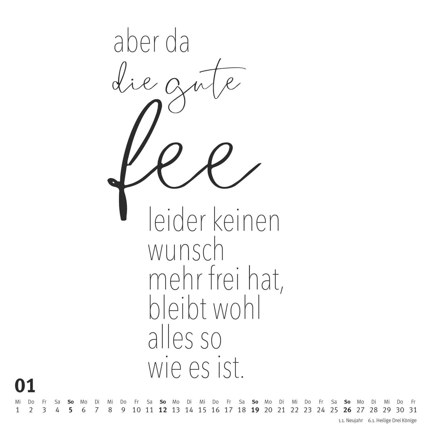 Bild: 4250809653020 | Sprüche im Quadrat 2025 - Typo-Kalender von FUNI SMART ART - Funny...