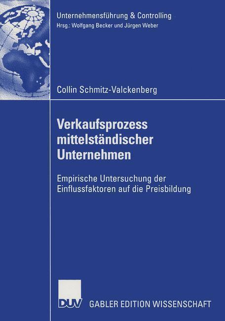 Cover: 9783824478279 | Verkaufsprozess mittelständischer Unternehmen | Schmitz-Valckenberg