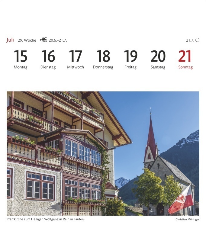 Bild: 9783840031823 | Südtirol Sehnsuchtskalender 2024. Reise-Kalender mit Urlaubsfeeling...