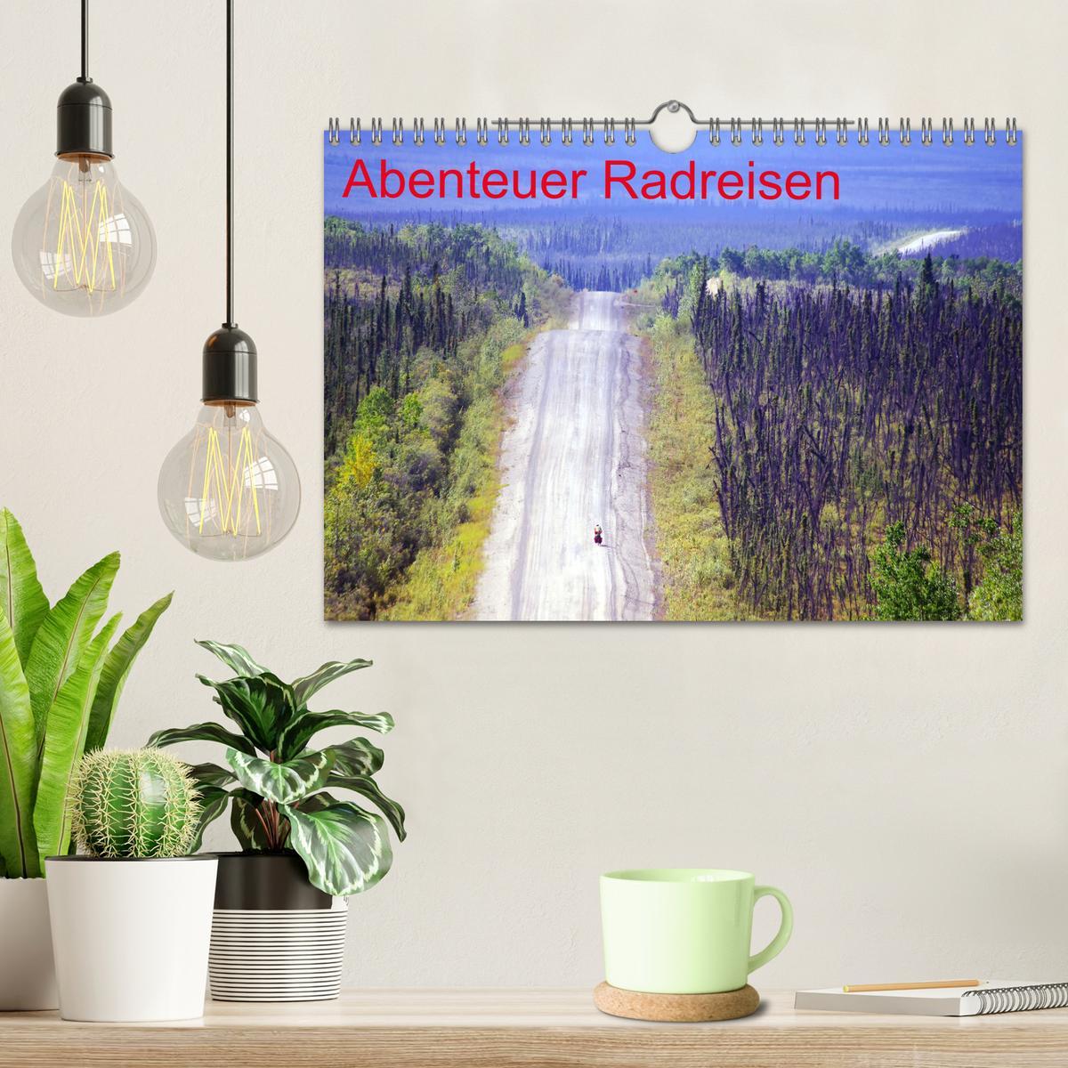 Bild: 9783435552559 | Abenteuer Radreisen (Wandkalender 2025 DIN A4 quer), CALVENDO...