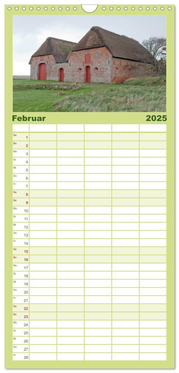 Bild: 9783457119723 | Familienplaner 2025 - Die Insel Römö mit 5 Spalten (Wandkalender,...