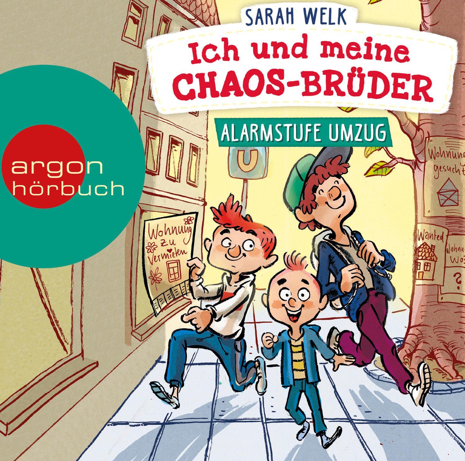 Cover: 9783839842218 | Ich und meine Chaos-Brüder - Alarmstufe Umzug | Sarah Welk | Audio-CD