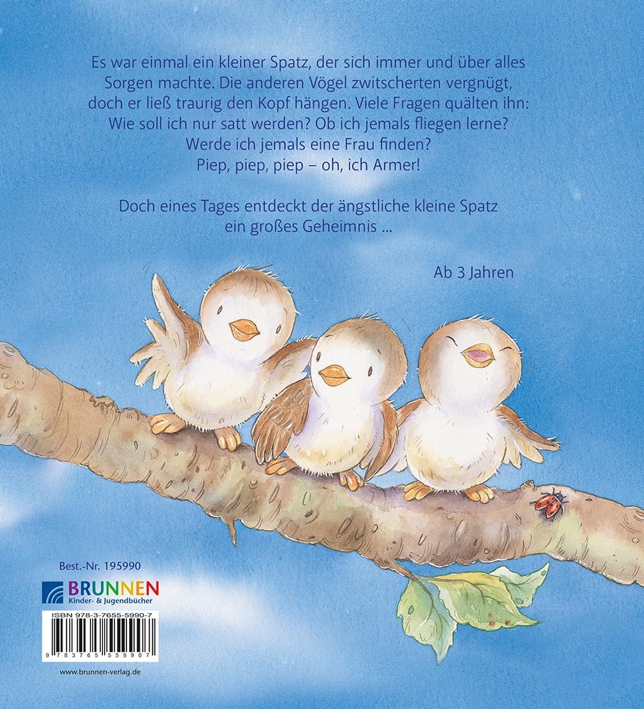 Rückseite: 9783765559907 | Der ängstliche kleine Spatz | Meryl Doney | Buch | 32 S. | Deutsch