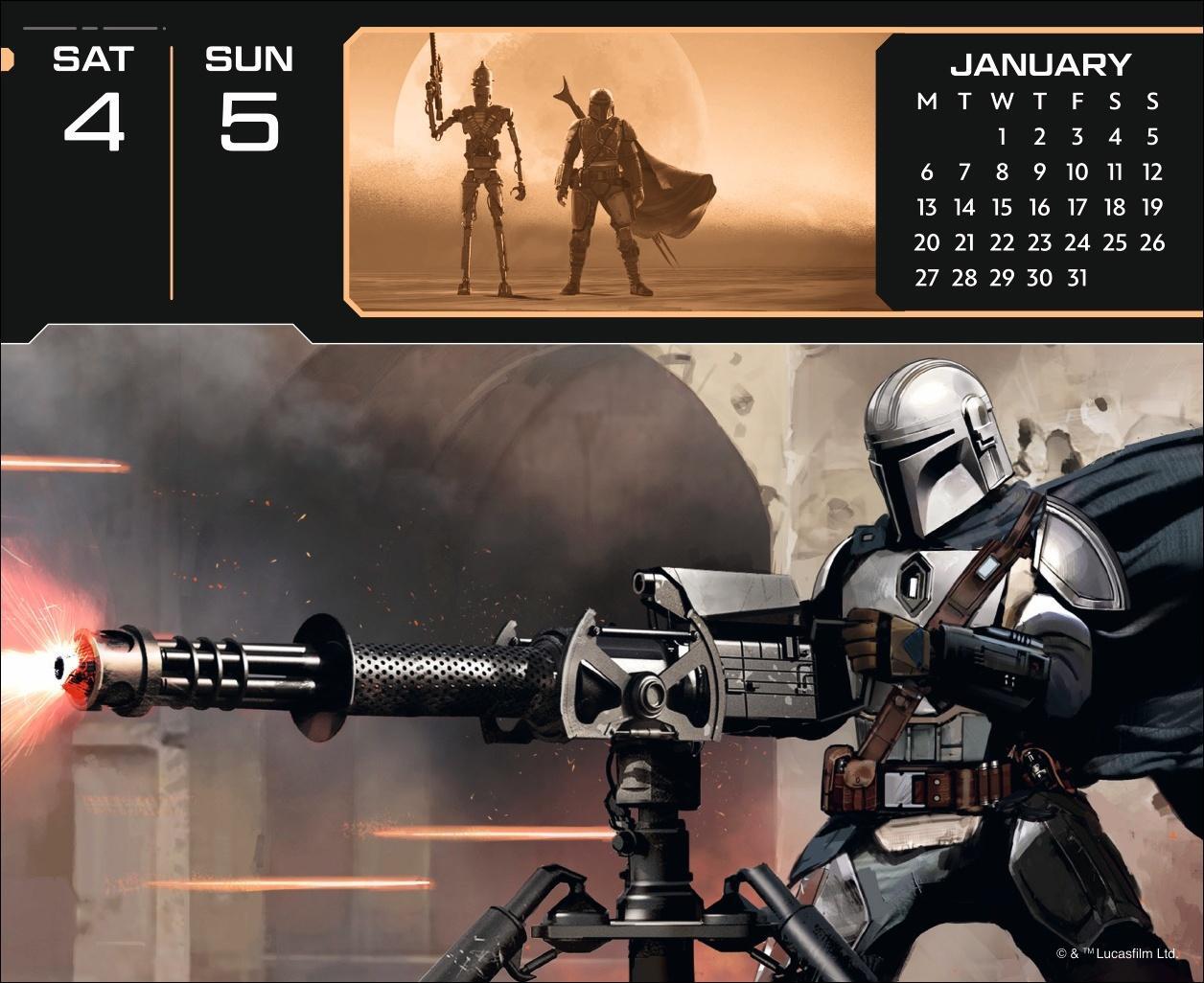 Bild: 9783840196874 | The Mandalorian The Child Tagesabreißkalender 2025 | Kalender | 320 S.