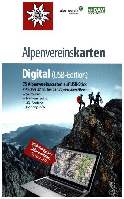 Cover: 9783937530710 | Alpenvereinskarten Digital, USB-Stick (Version 4) | MP3 | Deutsch