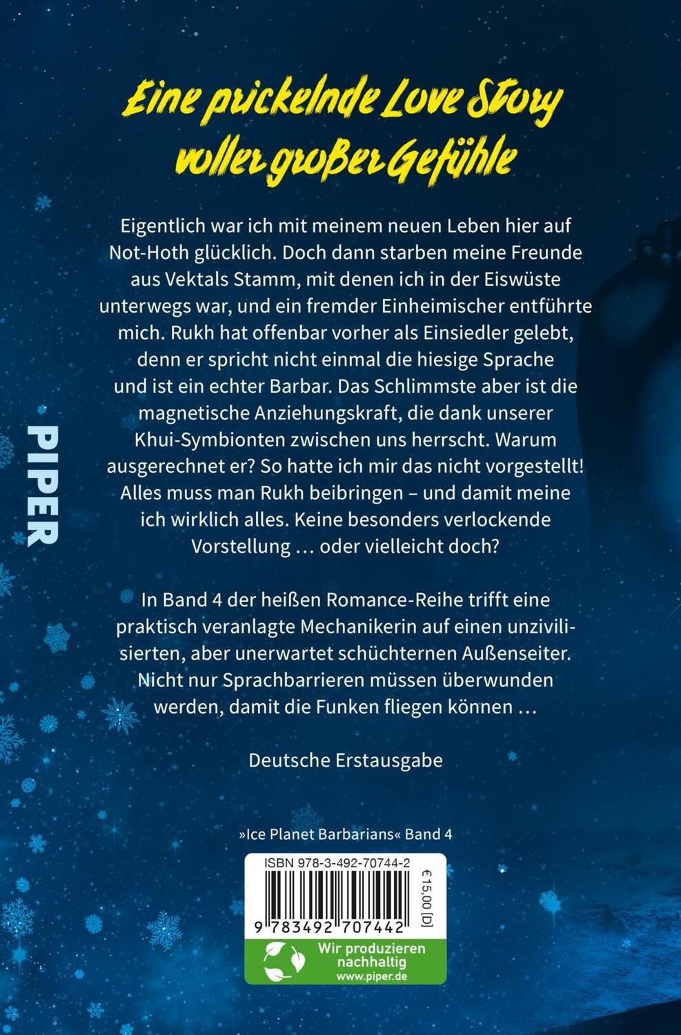 Rückseite: 9783492707442 | Ice Planet Barbarians - Harlow und Rukh | Ruby Dixon | Taschenbuch