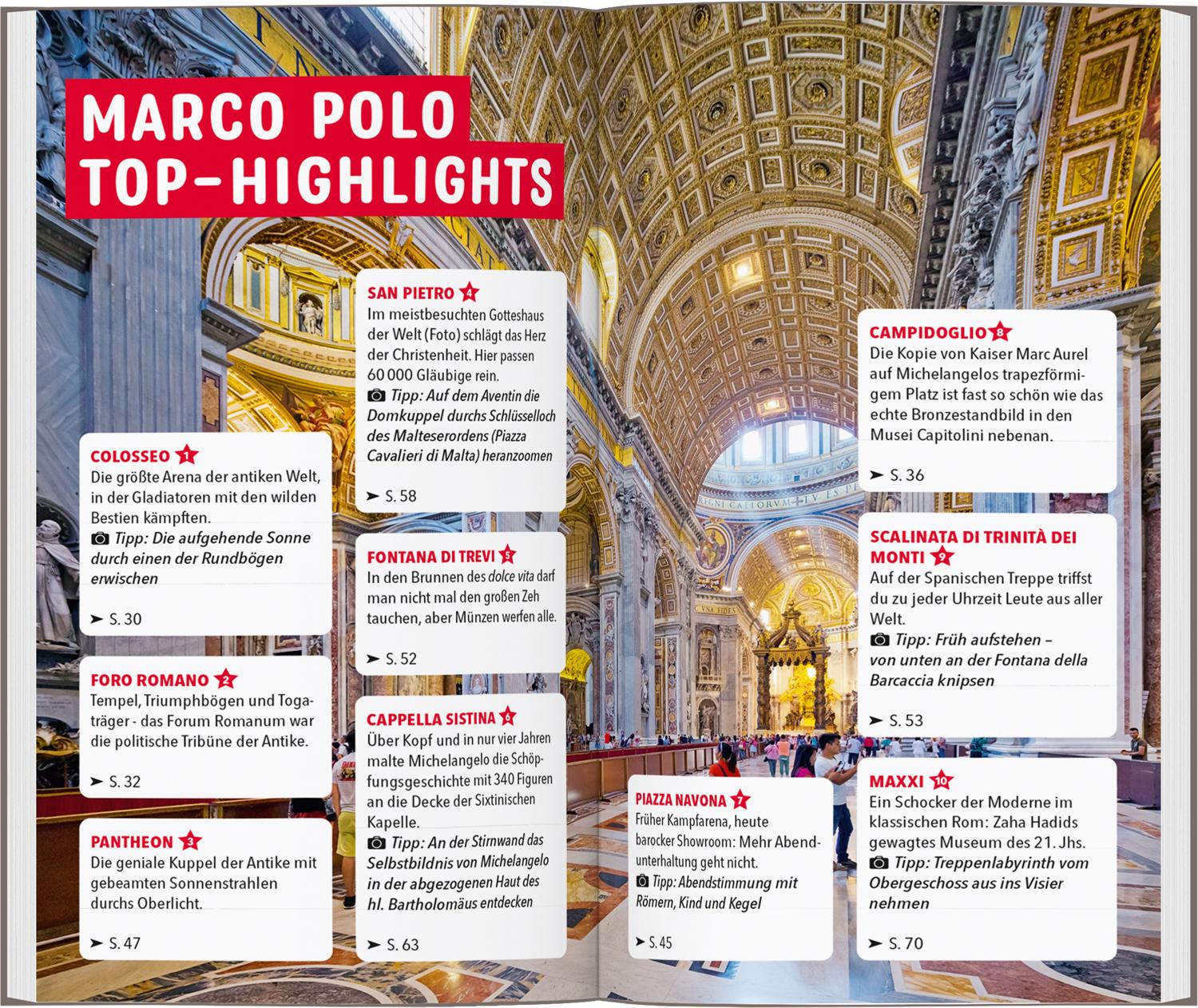 Bild: 9783829770132 | MARCO POLO Reiseführer Rom | Swantje Strieder | Taschenbuch | 160 S.