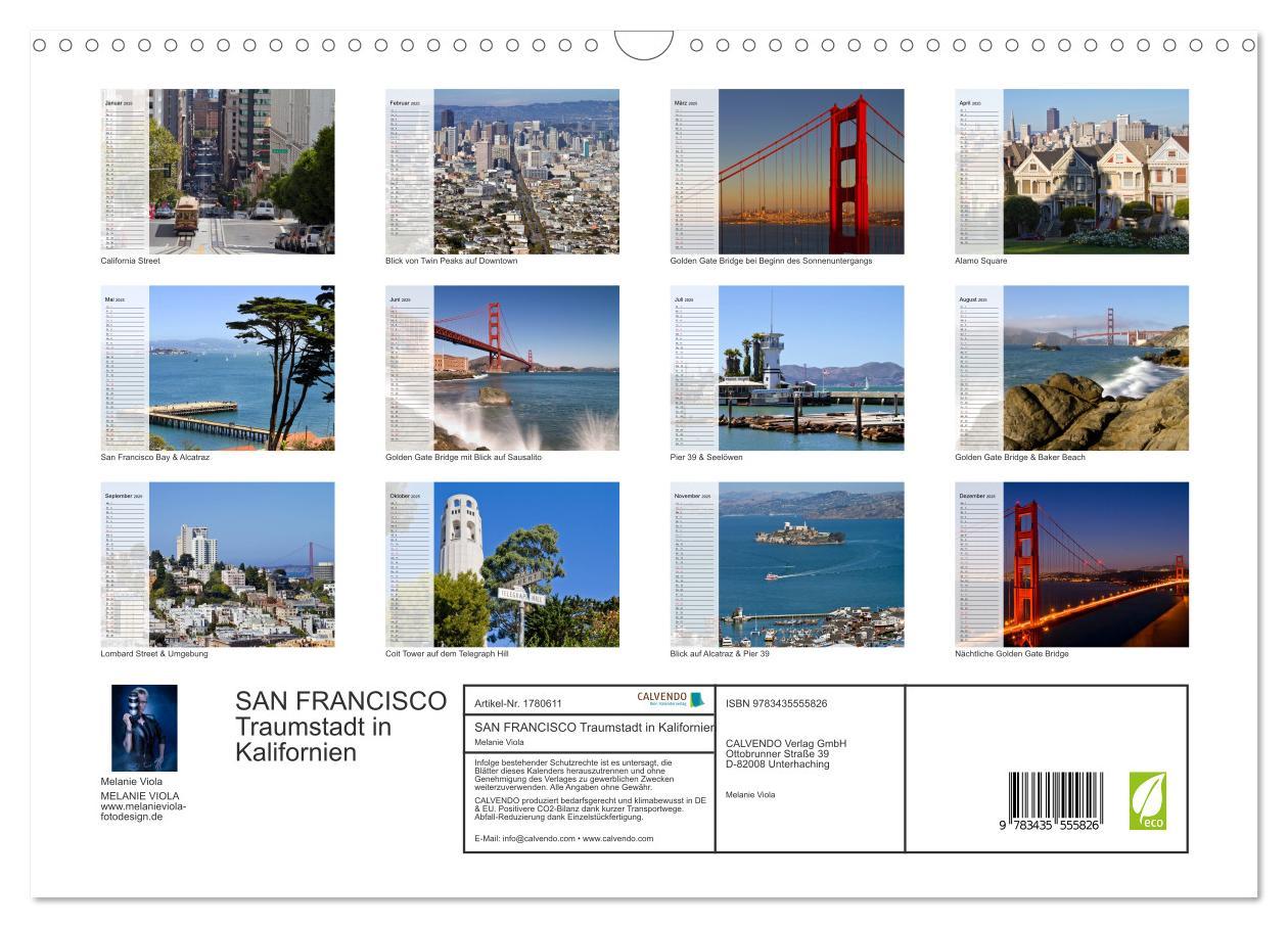 Bild: 9783435555826 | SAN FRANCISCO Traumstadt in Kalifornien (Wandkalender 2025 DIN A3...