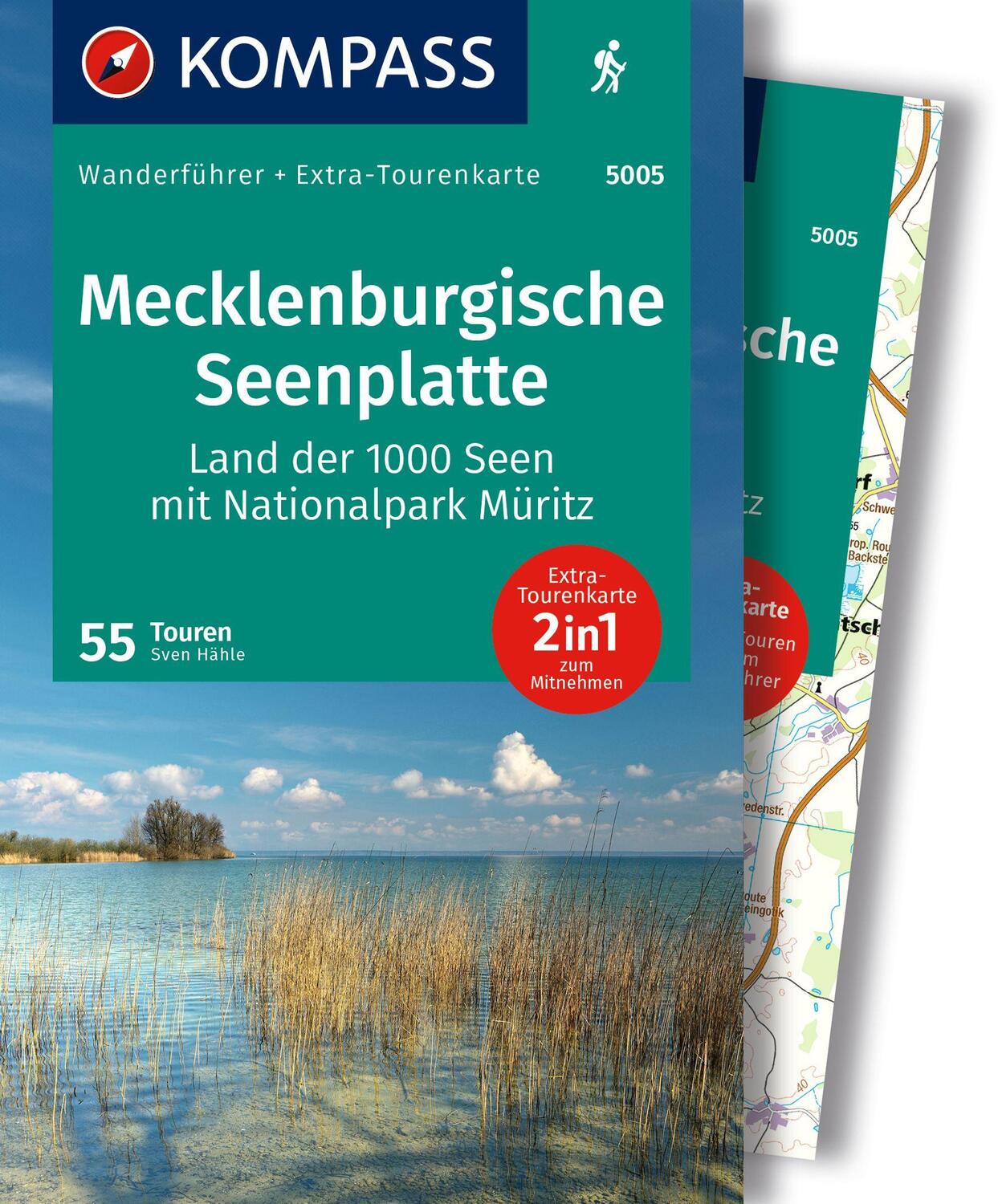 Cover: 9783991541356 | KOMPASS Wanderführer Mecklenburgische Seenplatte, Land der 1000...