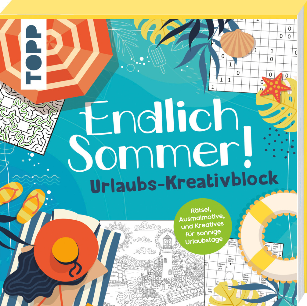 Cover: 9783735880529 | Endlich Sommer! Urlaubs-Kreativblock | frechverlag | Taschenbuch